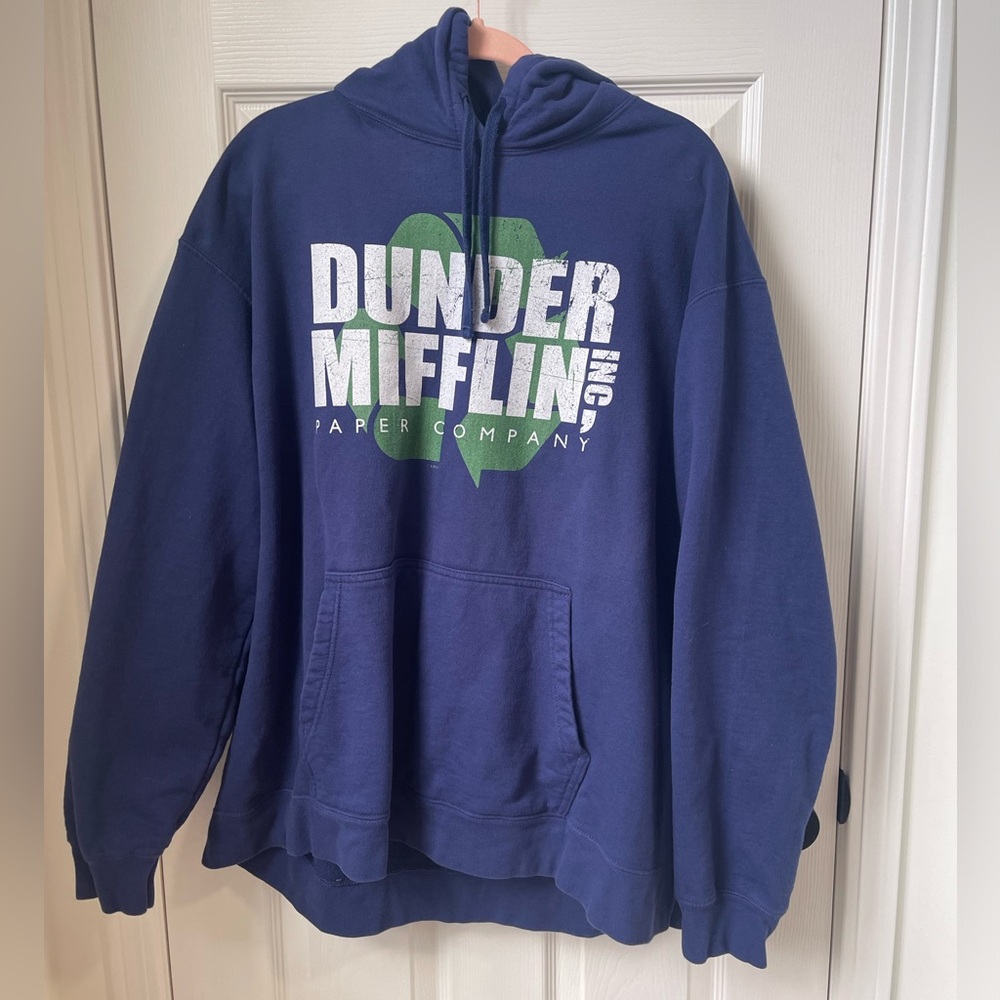Dunder Mifflin navy blue hoodie